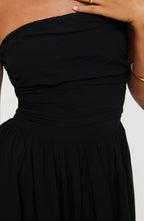 Dramatic A Line Strapless Sleeveless Ruched Back Short Length Homecoming Dress