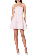 Dramatic A Line Strapless Sleeveless Zipper Back Short Homecoming Dress