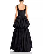 Dramatic Ballgown Square Neck Sleeveless Corset Back Floor Length For Adults Prom Dress