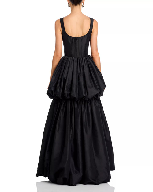 Dramatic Ballgown Square Neck Sleeveless Corset Back Floor Length For Adults Prom Dress