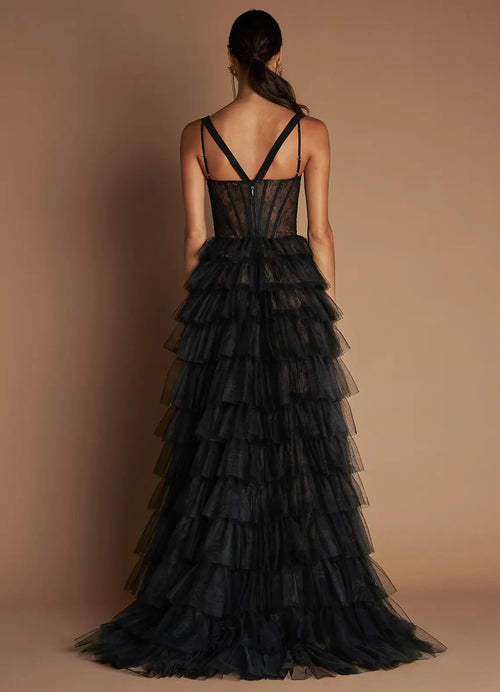 Robe de bal spectaculaire, décolleté en V, sans manches, dos transparent, longueur ras du sol, pour femme, robe de bal de promo