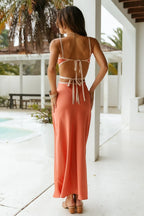 Dramatic Sheath Plunge Neck Sleeveless Cutout Back Floor Length Prom Dress