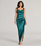 Dramatic Sheath Sweetheart Neck Sleeveless Zipper Back Floor Length Prom Dress