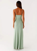Dreamy Sheath Square Neck Sleeveless Ruched Side Floor Length Plus Size Evening Dress