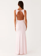 Dreamy Sheath V Neck Sleeveless Cut Out Back Floor Length Plus Size Evening Dress