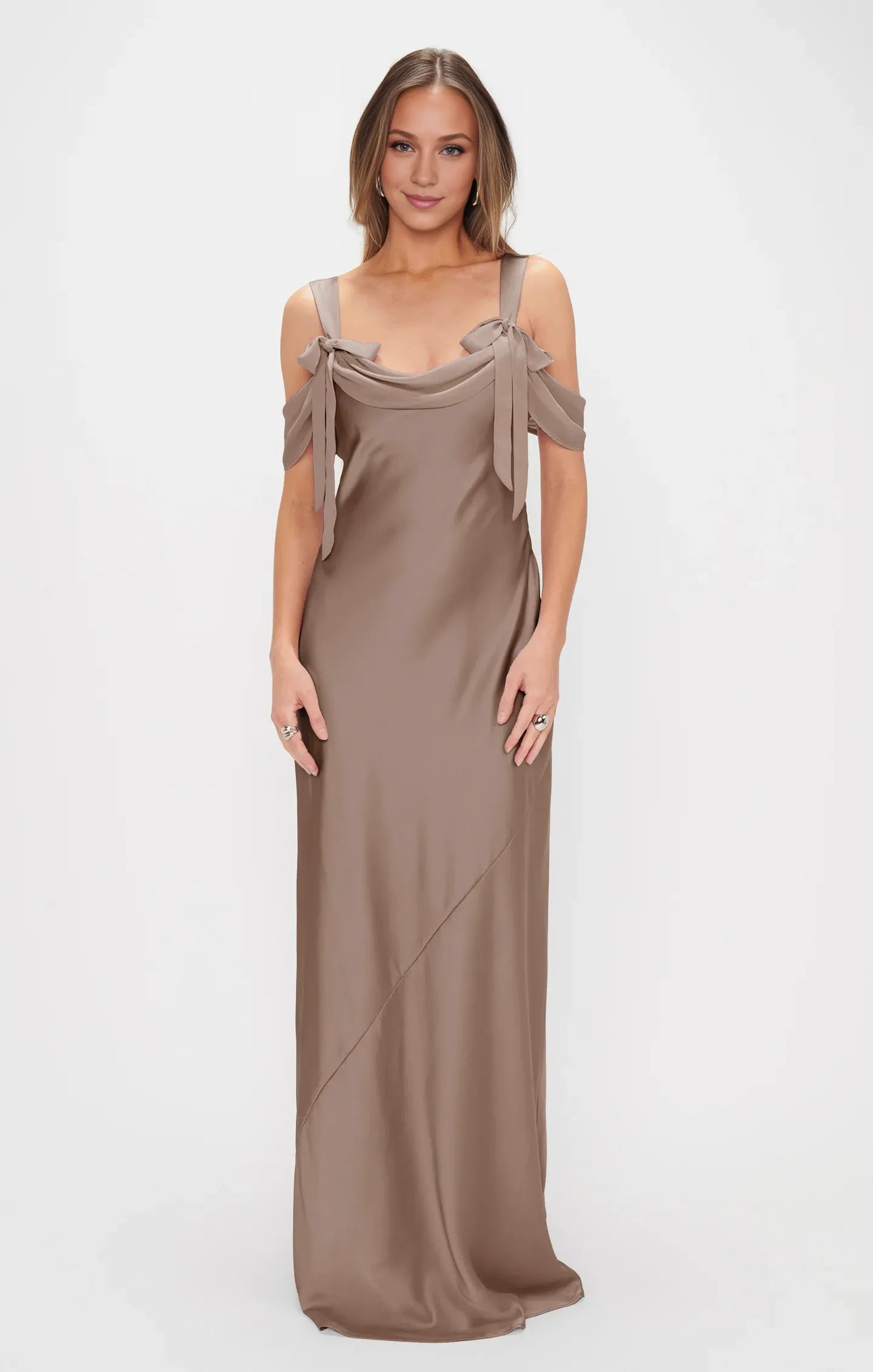 Dress Regular Straps Square Neck Sleeveless Maxi Dress Column Simple Backless Prom Dress