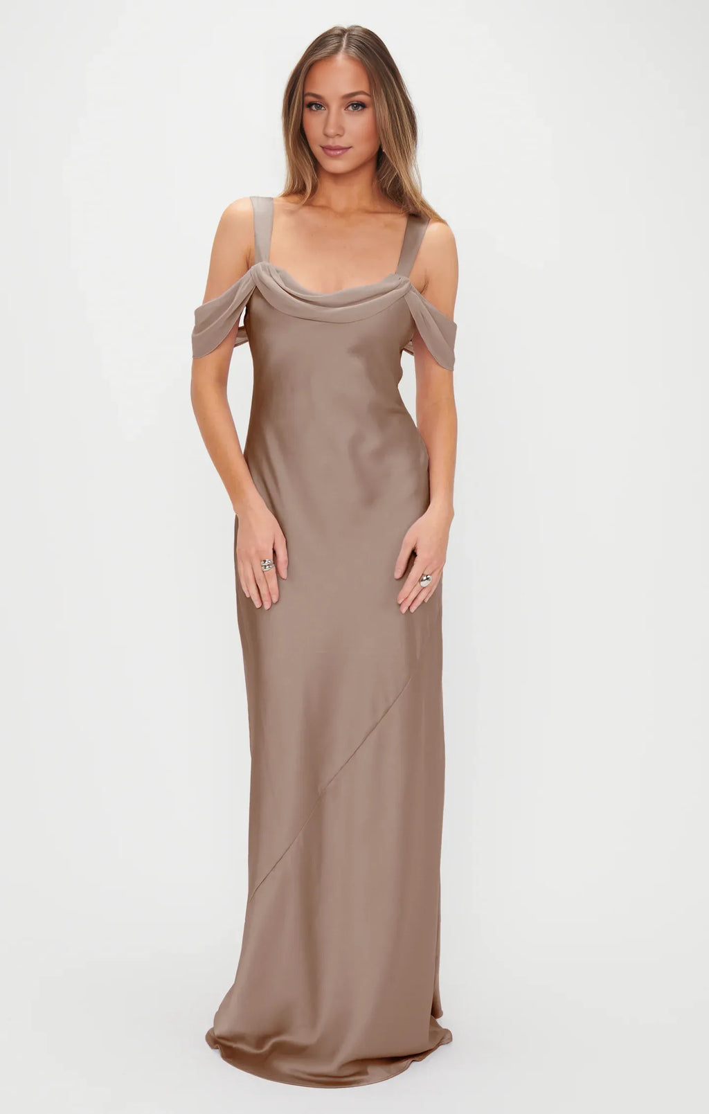 Dress Regular Straps Square Neck Sleeveless Maxi Dress Column Simple Backless Prom Dress