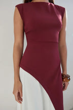 Elegant A Line Boat Neck Cap Sleeve Keyhole Back Floor Length Prom Dress