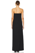 Elegant A Line Strapless Sleeveless Backless Floor Length Evening Dress