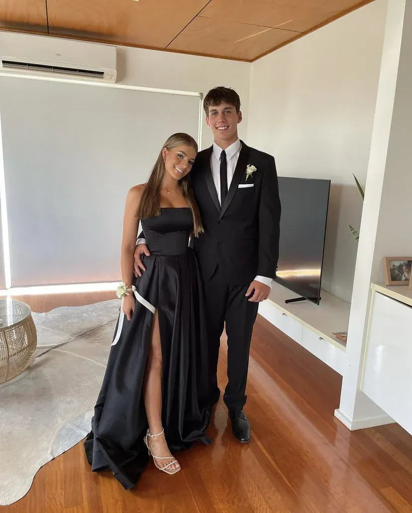 Ball Gown Square Neck Sleeveless Maxi Prom Dress