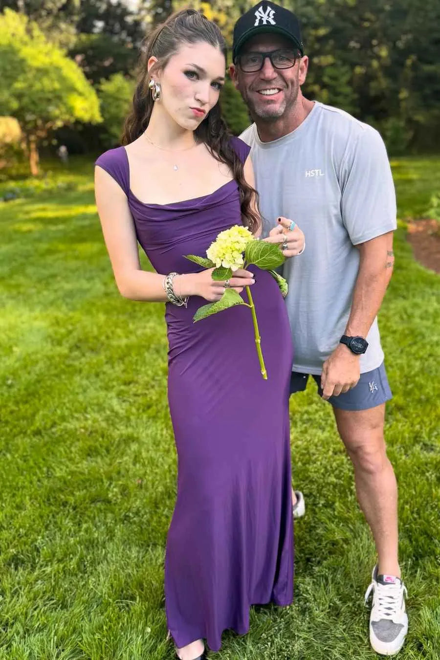 Mermaid Cowl Neck Cap Sleeve Ruched Maxi Dress
