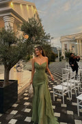 Mermaid Strapless Sweetheart Sleeveless Lace-Up Back Floor-Length Cocktail Dress
