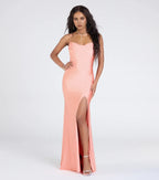Elegant Mermaid Sweetheart Neck Spaghetti Strap Crisscross Back Floor Length Prom Dress