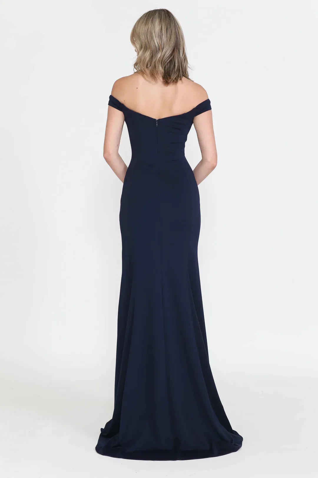 Elegant Mermaid Sweetheart Off the Shoulder Closed Back Floor Length Prom Dress