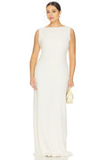 Elegant Sheath Boat Neck Sleeveless Zipper Back Floor Length Evening Dress