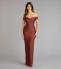 Elegant Sheath Off Shoulder Short Sleeve Zipper Back Floor Length Prom Dress