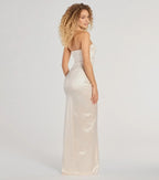 Elegant Trumpet Strapless Sleeveless Open Back Floor Length Prom Dress