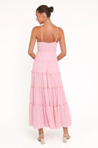 A-Line Halter Neck Sleeveless Backless Floor-Length Prom Dress