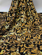 A-Line Long Sleeve Crew Neck Sequins Asymmetrical-Length Mother Of The Bride Dress