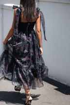 A-Line Off Shoulder Sleeveless Ankle-Length Prom Dress
