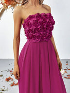 A-Line Off the Shoulder Sleeveless Backless Sweep/Brush Train Prom Dress