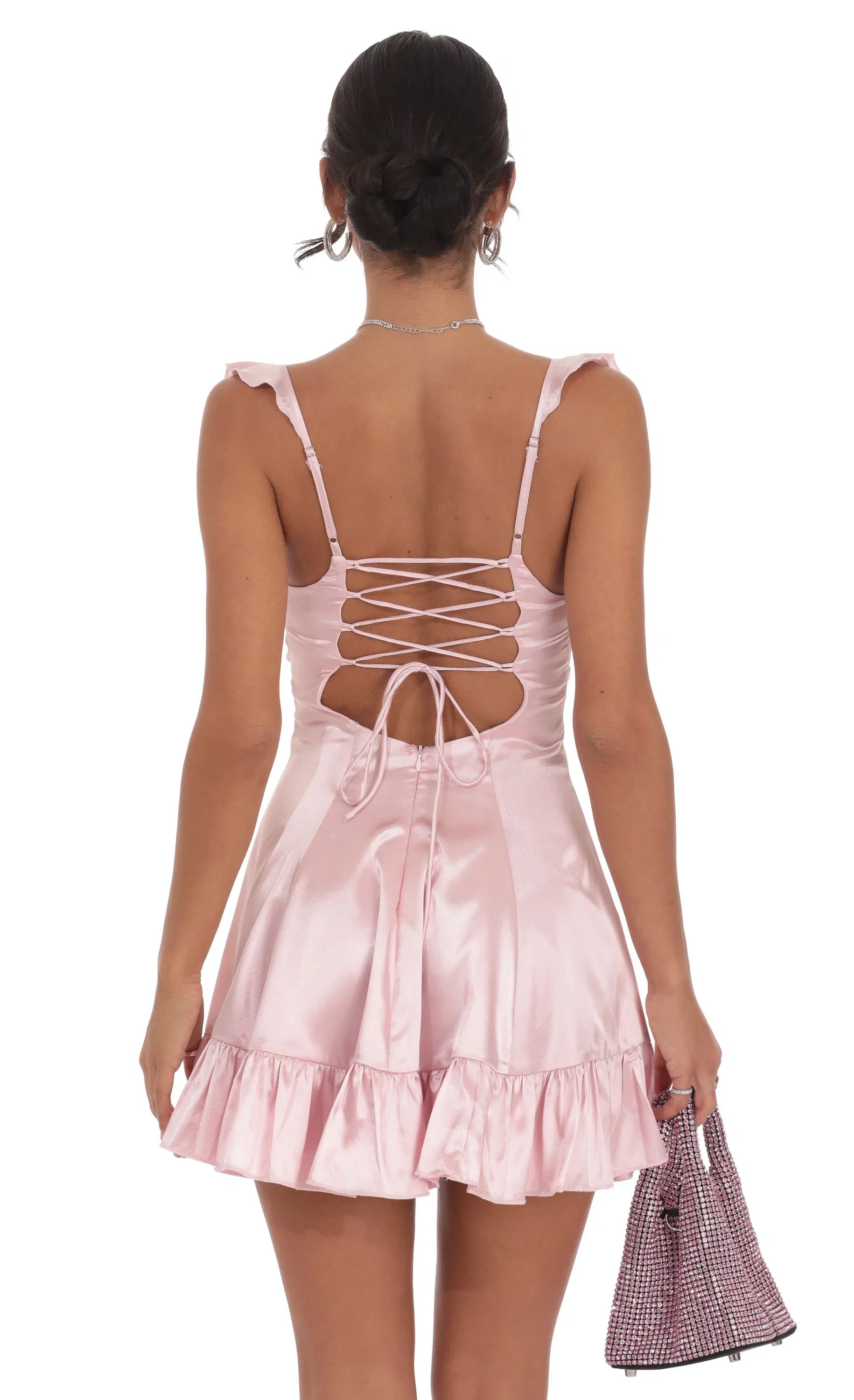A-Line/Princess Sweetheart Neck Sleeveless Open Back Short-Mini Homecoming Dresses