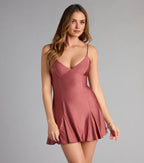 A-Line/Princess V Neck Sleeveless Backless Short-Mini Homecoming Dresses