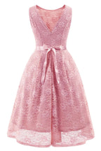 Champagne Lace Homecoming Dress With Satin Bow Belt For Homecoming Shoppers Elegant A Line Round Neck Short