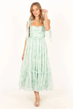 A-Line Sweetheart Neck Sleeveless Zipper Up Ankle-Length Prom Dress