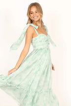 A-Line Sweetheart Neck Sleeveless Zipper Up Ankle-Length Prom Dress