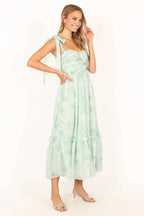A-Line Sweetheart Neck Sleeveless Zipper Up Ankle-Length Prom Dress