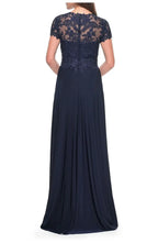 A-Line Sweetheart Short Sleeve Zipper Up Floor-Length Mother of the Bride Dress