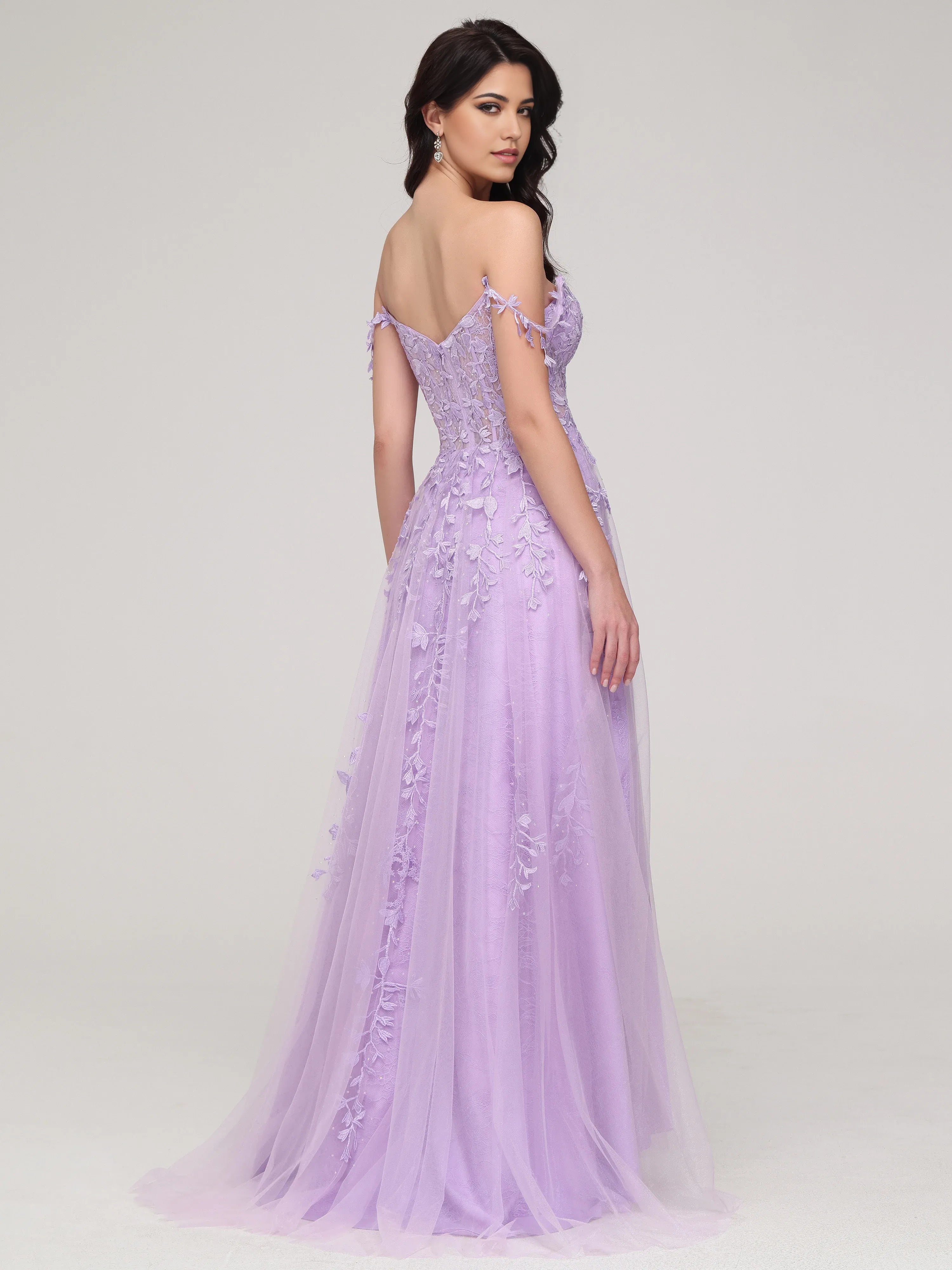 A-line Sweetheart Neck Sleeveless Zipper Up Sweep/Brush Train Prom Dress