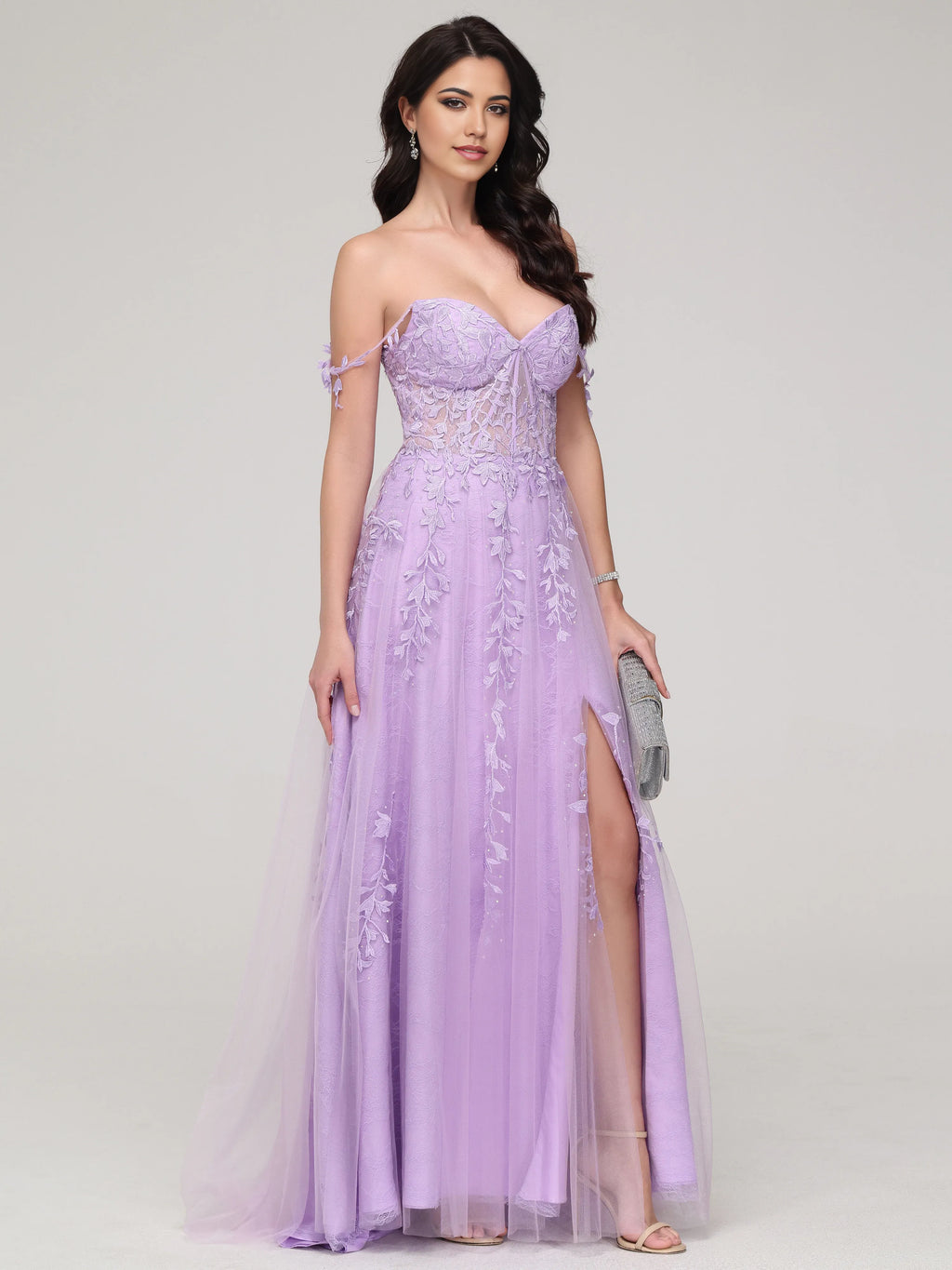A-line Sweetheart Neck Sleeveless Zipper Up Sweep/Brush Train Prom Dress