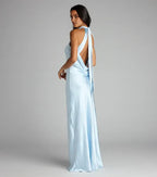 Bodycon Halter Neck Sleeveless Open Back Floor-length Prom Dress