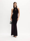 Mermaid Halter Neck Sleeveless Floor-Length Prom Dress