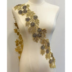 Mermaid Long Sleeve One Shoulder Appliques Floor-Length Mother Of The Bride Dress