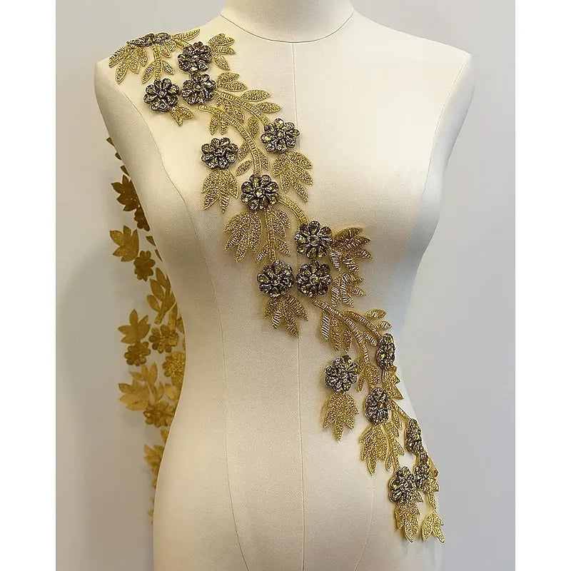 Mermaid Long Sleeve One Shoulder Appliques Floor-Length Mother Of The Bride Dress