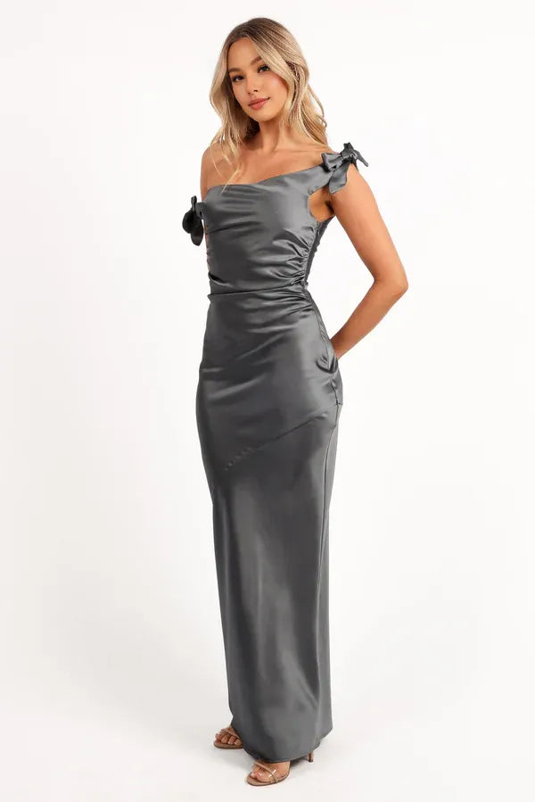Mermaid Off Shoulder Sleeveless Floor-Length Prom Dress