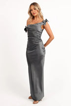 Mermaid Off Shoulder Sleeveless Floor-Length Prom Dress