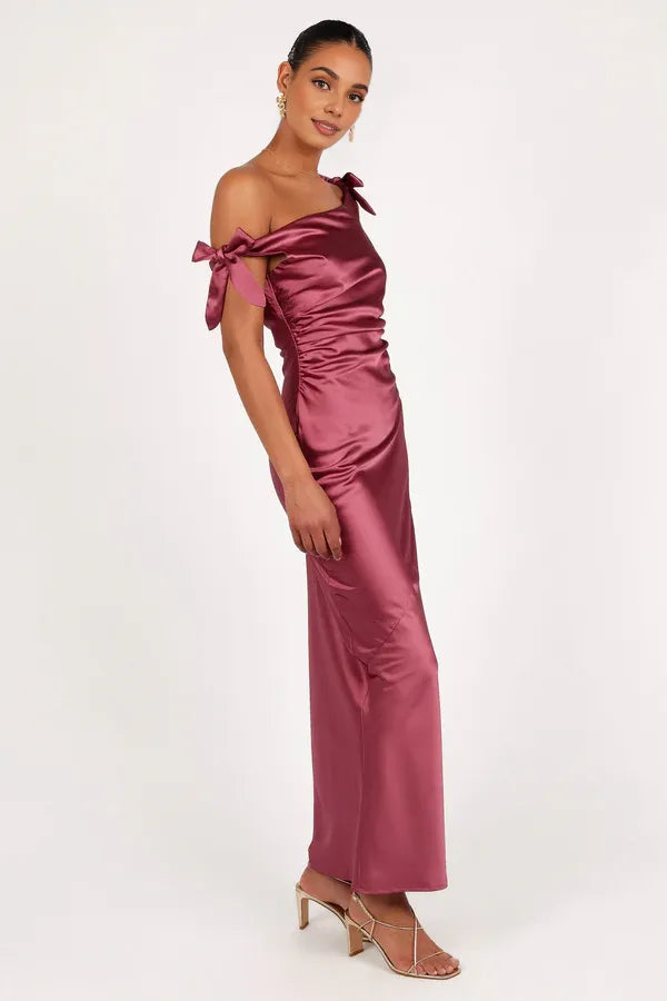 Fashion Mermaid Off Shoulder Sleeveless Floor-Length Prom Dress