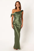 Mermaid Off Shoulder Sleeveless Floor-Length Prom Dress