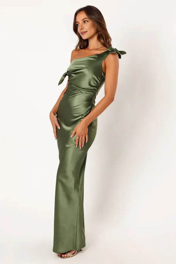 Mermaid Off Shoulder Sleeveless Floor-Length Prom Dress