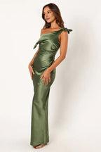 Mermaid Off Shoulder Sleeveless Floor-Length Prom Dress
