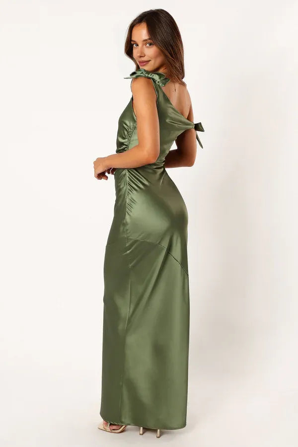 Mermaid Off Shoulder Sleeveless Floor-Length Prom Dress