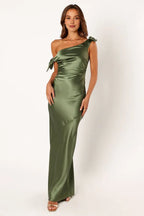 Mermaid Off Shoulder Sleeveless Floor-Length Prom Dress