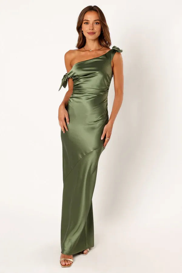 Mermaid Off Shoulder Sleeveless Floor-Length Prom Dress