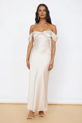 Mermaid Off the Shoulder Sleeveless Back Zip Floor-Length Prom Dress
