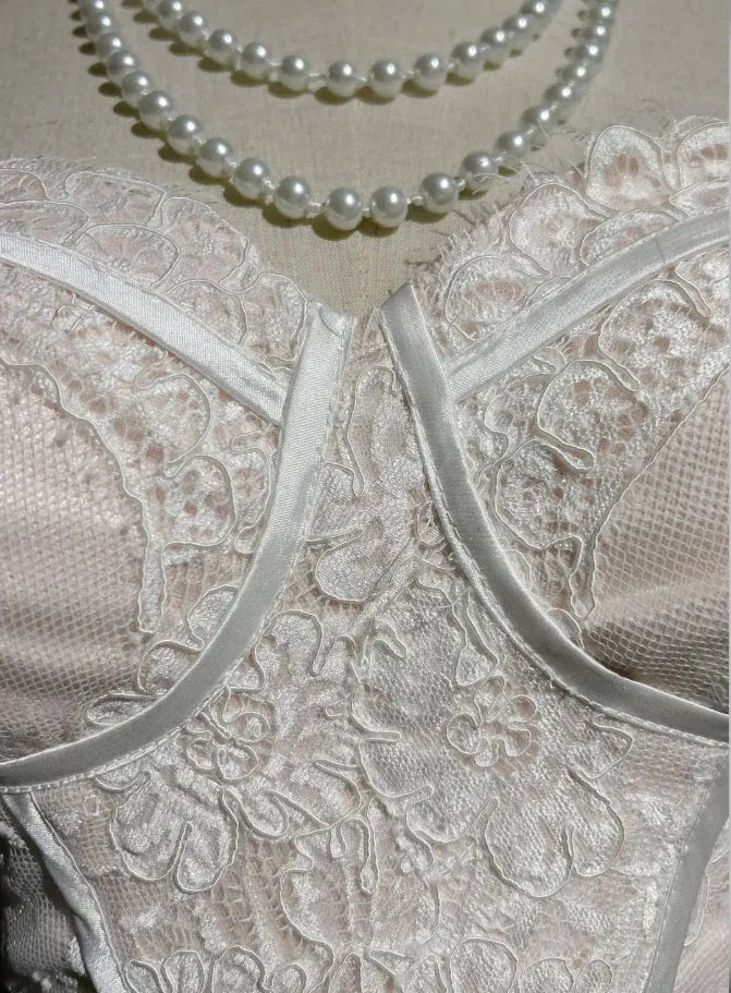 Mermaid Wedding Dress Blush Pink With Floral Lace Corset Bodice Strapless For Modern Bride Timeless Charm
