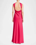 Mermaid Strapless Halter Backless FloorLength Evening Gown